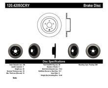 Load image into Gallery viewer, Stoptech Premium Cryo Rear Brake Rotor 08-13 Infiniti G37