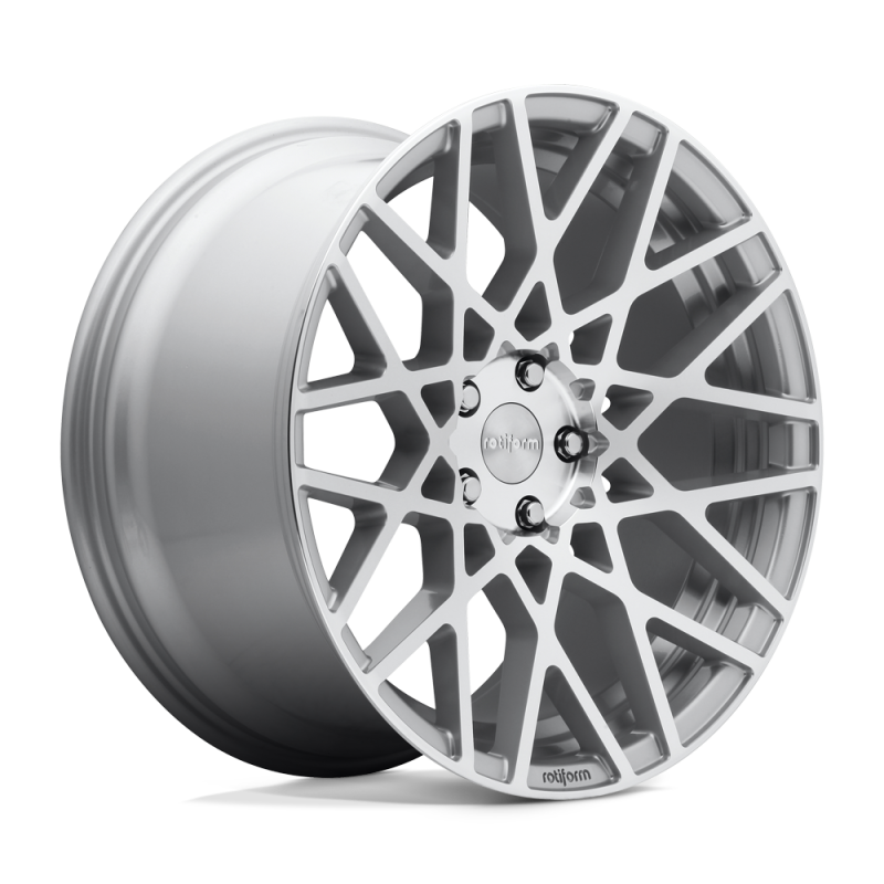 Rotiform R110 BLQ Wheel 18x9.5 5x112 35 Offset - Gloss Silver Machined