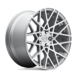 Rotiform R110 BLQ Wheel 19x8.5 5x100 35 Offset - Gloss Silver Machined