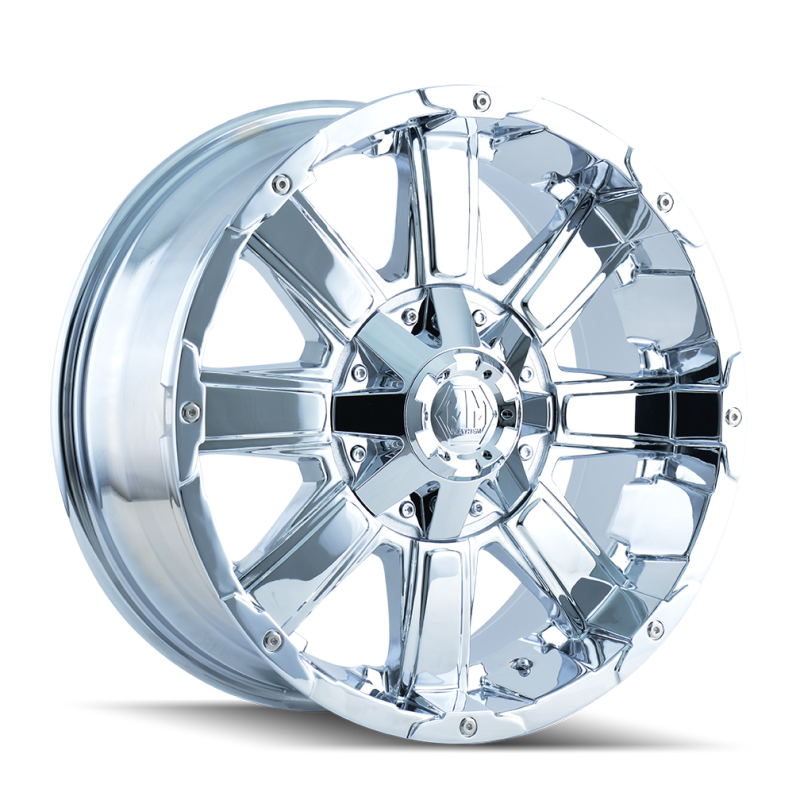 Mayhem 8030 Chaos 22x12 / 6x135 BP / -44mm Offset / 106mm Hub Chrome Wheel