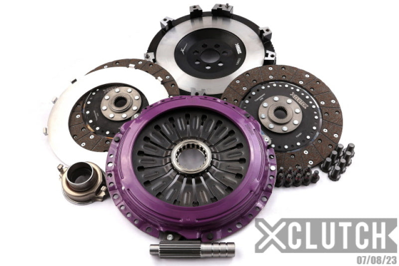 XClutch 07-17 Mitsubishi Lancer EVO X 2.0L 9in Twin Solid Organic Clutch Kit