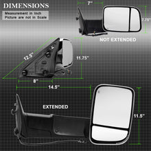 Load image into Gallery viewer, xTune Dodge Ram 1500 09-12 Extendable Heated Adjust Mirror Chrome Housing Right MIR-DRAM10-PW-R