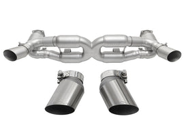 SOUL 10-12 Porsche 997.2 Turbo Sport X-Pipe Exhaust - GT2 Style Brushed Finish Tips