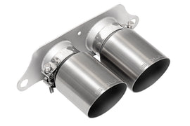 SOUL 14-19 Porsche 991.1 GT3 / GT3 RS Bolt-On Exhaust Tips - 4in Slash Cut Brushed Finish Tips