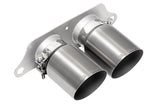 SOUL 14-19 Porsche 991.2 GT3 / GT3 RS Bolt-On Exhaust Tips - 4in Slash Cut Brushed Finish Tips
