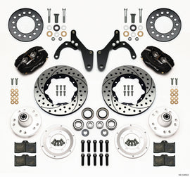 Wilwood Forged Dynalite Front Kit 11.00in Drilled 59-64 Chevy Impala / 63-64 Corvette