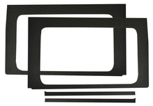 Load image into Gallery viewer, DEI 18-23 Jeep Wrangler JL 4-Door Boom Mat Rear Side Window Trim - 4 Piece - Black Leather Look