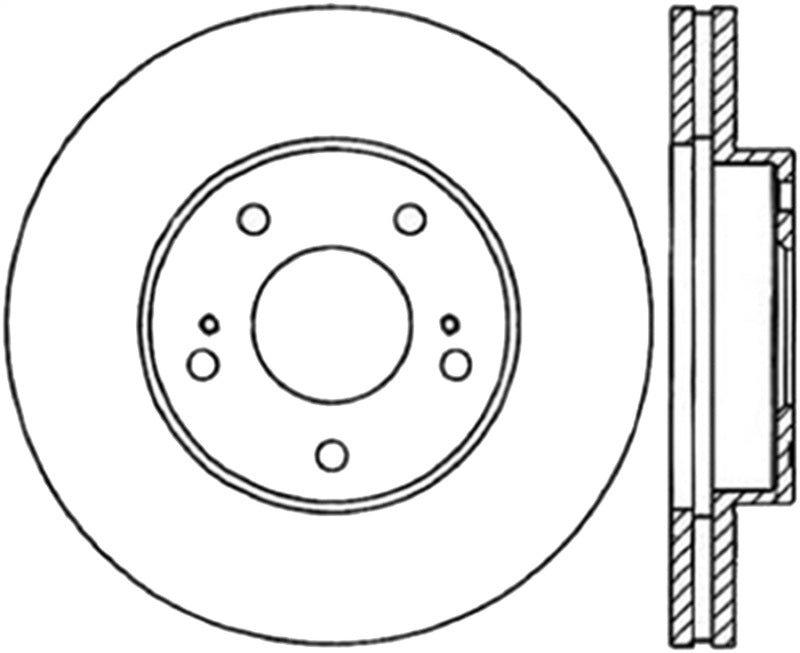 StopTech Slotted & Drilled Sport Brake Rotor