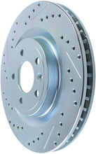 Load image into Gallery viewer, StopTech Select Sport 2011-2014 Ford Mustang Slotted &amp; Drilled Front Right Rotor