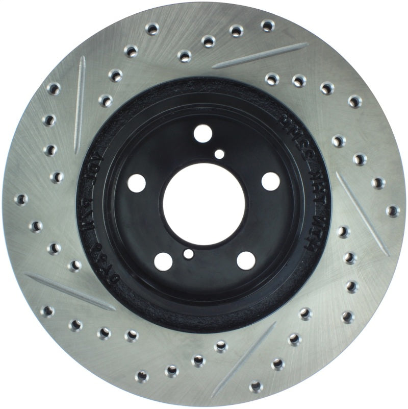 StopTech Power Slot 11/92-01 Subara Impreza / 95-01 Outback Front Left Drilled & Slotted Rotors