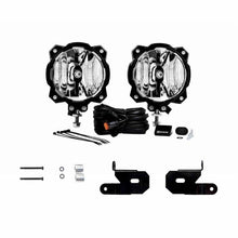 Load image into Gallery viewer, KC HiLiTES 18-23 Jeep JL/JT/4xe 6in Pro6 Gravity LED Pillar Mount 2-Light Sys (20W Spot Beam)