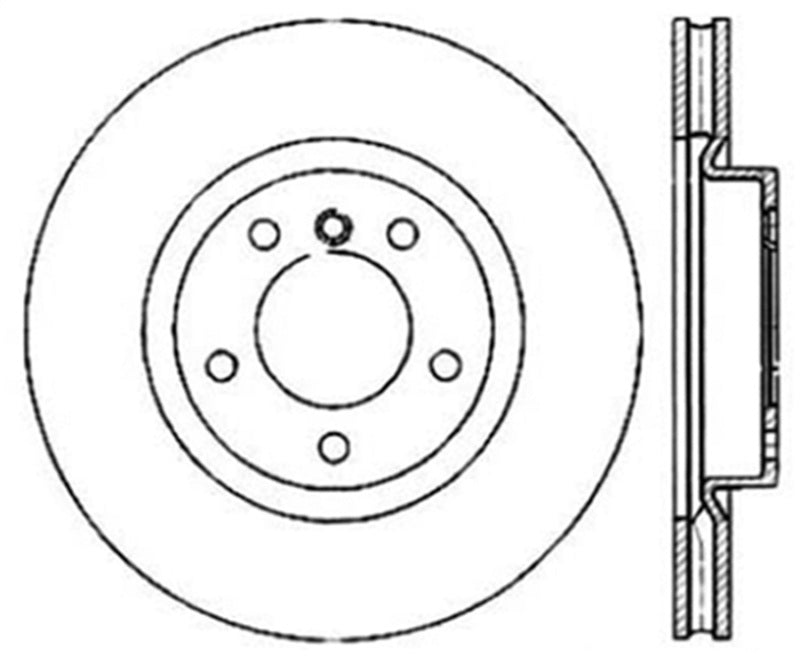 StopTech 94-02 BMW M3/Z3 SportStop Slotted & Drilled Front Left Rotor