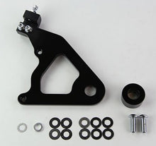 Load image into Gallery viewer, Wilwood Caliper Mounting Kit Black w/Bracket GP310 2000-Present Softail