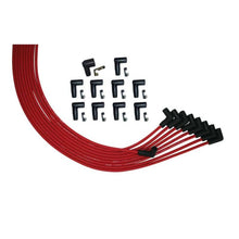 Load image into Gallery viewer, Moroso V8 Universal 90 Deg Plug HEI Distributor Ultra Spark Plug Wire Set - Red