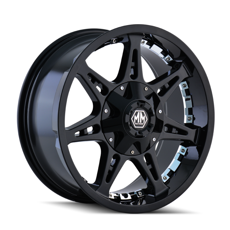 Mayhem 8060 Missile 20x9 / 5x139.7 BP / 18mm Offset / 110mm Hub Black Wheel