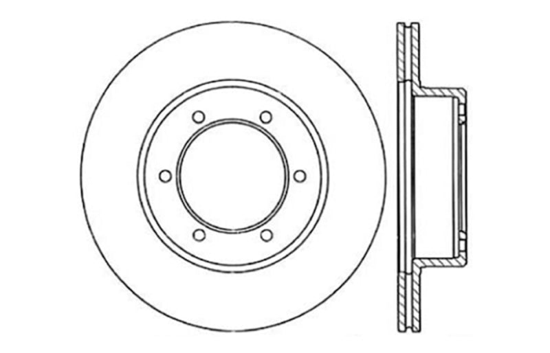 StopTech Drilled Sport Brake Rotor