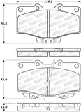 StopTech Street Brake Pads - Front
