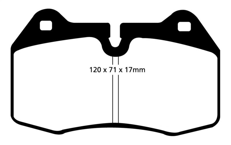 EBC 94-99 BMW M5 3.8 (E34) Orangestuff Front Brake Pads