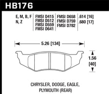 Load image into Gallery viewer, Hawk SRT4 HPS Street Rear Brake Pads