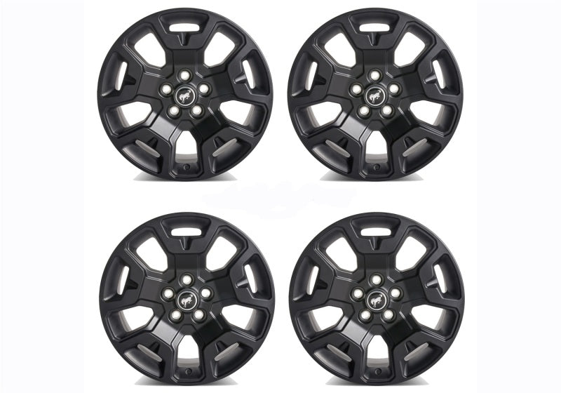 Ford Racing 2021+ Bronco Sport 17in Low Gloss Black Wheel Kit