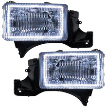 Load image into Gallery viewer, Oracle 94-02 Dodge Ram Pre-Assembled Halo Headlights - White NO RETURNS