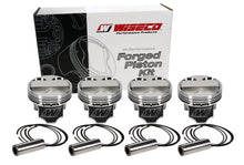 Load image into Gallery viewer, Wiseco Acura 4v Honda B16A +2cc Dome Strut 84.25mm Bore .09 Oversize 10.2 CR Piston Kit - Set of 4