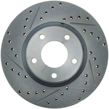 Load image into Gallery viewer, StopTech Select Sport 12-13 Mazda 3 SportStop Slotted &amp; Drilled Front Right Rotor
