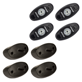 Rigid Industries Rock Light Kit- Amber (4 lights)