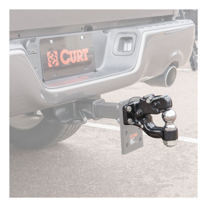 Curt Ball & Pintle Combination (1-7/8in Ball 6000lbs Ball Capacity)