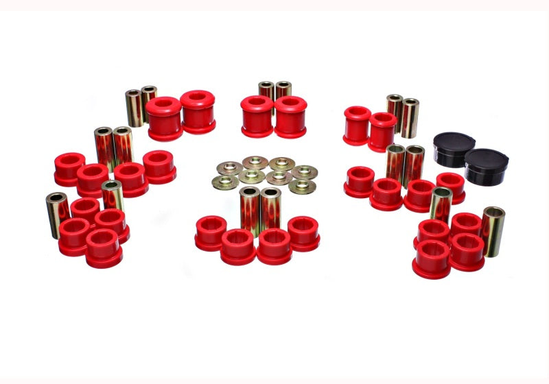 Energy Suspension 2016 Mazda Miata Red Rear Control Arm Bushing Set - GTR Auto