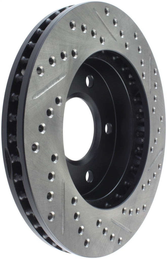 StopTech Power Slot 90-96 Buick Century / 90-96 Olds Cutlass Ciera Fr Right Drilled & Slotted Rotor