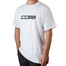 Load image into Gallery viewer, Cobb Tuning Logo Mens White T-Shirt - Small
