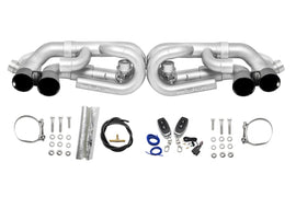 SOUL 12-16 Porsche 991.1 Carrera Base (without PSE) Valved Per. Exhaust - Black Chrome Tips - w/ VC