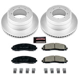 Power Stop 13-16 Ford F-450 Super Duty Rear Z17 Coated Brake Kit