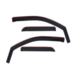 Westin 2002-2008 Dodge Ram Quad Cab (4 DR) In-Channel Wind Deflector 4pc - Smoke
