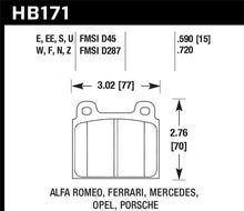 Load image into Gallery viewer, Hawk 69-77 &amp; 84-89 Porsche 911 DTC-30 Front Race Brake Pads