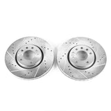 Power Stop 03-11 Saab 9-3 Front Evolution Drilled & Slotted Rotors - Pair