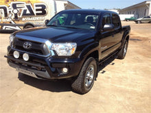 Load image into Gallery viewer, N-Fab Light Bar 12-15 Toyota Tacoma - Gloss Black - Light Tabs w/o License Plate Tabs