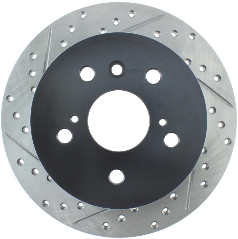 StopTech 07-09 Lexus ES 250/ES 300/ ES330/ES350 SportStop Slotted & Drilled Right Rear Rotor