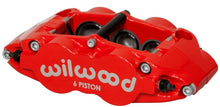 Load image into Gallery viewer, Wilwood Caliper-Narrow Superlite 6R-LH - Red 1.38/1.12/1.12in Pistons 1.10in Disc