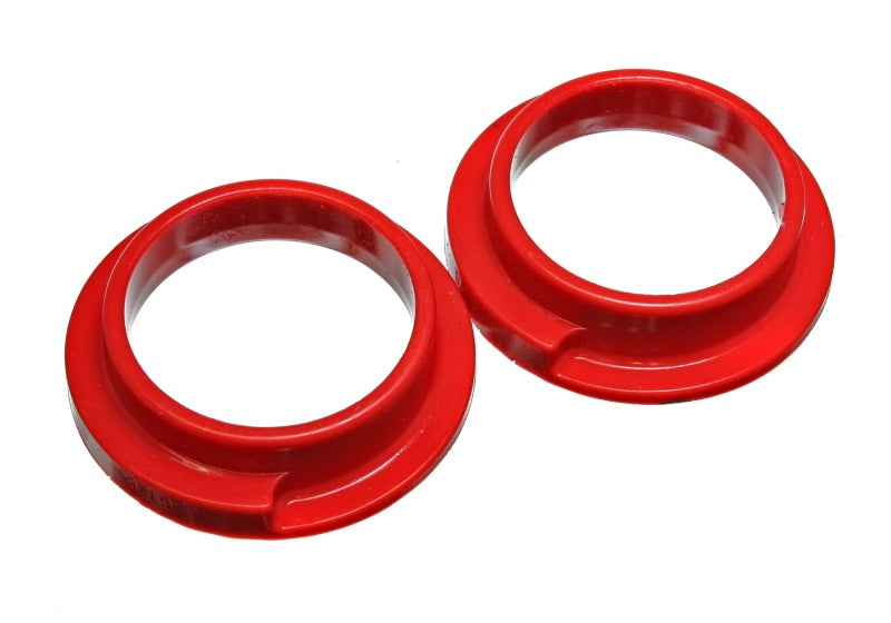 Energy Suspension Universal 3in ID 4 5/16in OD 1 1/8in H Red Coil Spring Isolators (2 per set) - GTR Auto