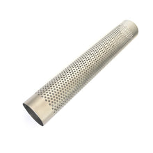 Load image into Gallery viewer, Ticon Industries 12in OAL 2.0in Perforated Titanium Punch Tube
