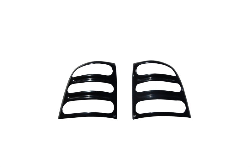 AVS 93-97 Ford Ranger Slots Tail Light Covers - Black