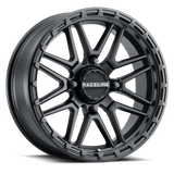 Raceline A11B Krank-Xl 20x7in / 4x156 BP / 0mm Offset / 132.5mm Bore - Satin Black Wheel