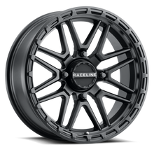 Load image into Gallery viewer, Raceline A11B Krank-Xl 22x7in / 4x156 BP / 0mm Offset / 132.5mm Bore - Satin Black Wheel