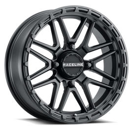 Raceline A11B Krank-Xl 18x7in / 4x137 BP / 0mm Offset / 110.18mm Bore - Satin Black Wheel