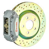 Brembo 11-18 Focus S/SE/SEL/Titanium Fr GT BBK 4 Piston Cast 2pc 310x28 1pc Rotor Drilled-Silver