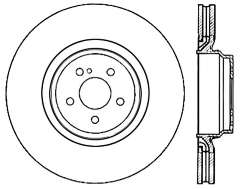 StopTech Drilled Sport Brake Rotor