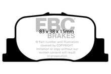 Load image into Gallery viewer, EBC 00-01 Lexus ES300 3.0 Greenstuff Rear Brake Pads
