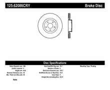 Load image into Gallery viewer, Stoptech 06-08 Cadillac XLR-V Supercharged / 05-09 Corvette (Z51) Front High Carbon Cryo Rotor